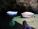 Playing Ball in Cave on Secluded Beach - Sweet Pea Cove, MX