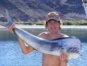 Tim and his 45" dorado... caught with his bare hands at Las Rocas, Mexico