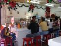 Taco stand in La Paz's Bravo Market