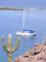 WINDFALL anchored out in Ague Verde, MX in April 2009