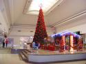 Christmas decor at Mazatlan mall