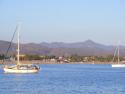 View from boat shows surf as mild mannered