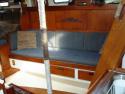 Additional bench seat port side and forward of settee