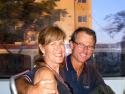 Doug and Ann on the bus